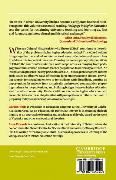 Pedagogy in Higher Education