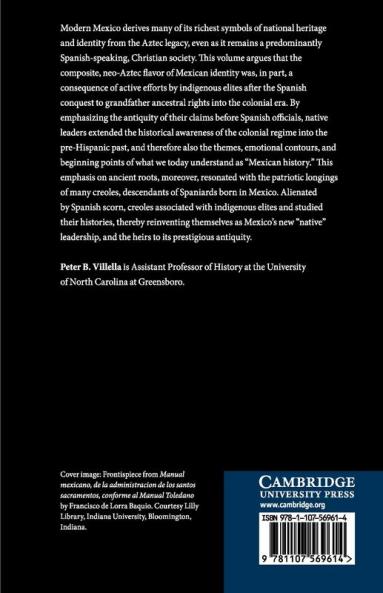 Indigenous Elites and Creole Identity in Colonial Mexico 1500-1800