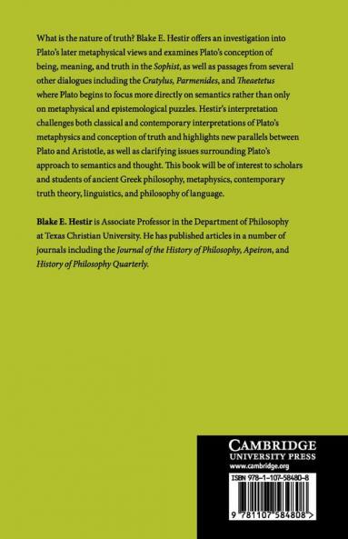 Plato on the Metaphysical Foundation of Meaning and Truth