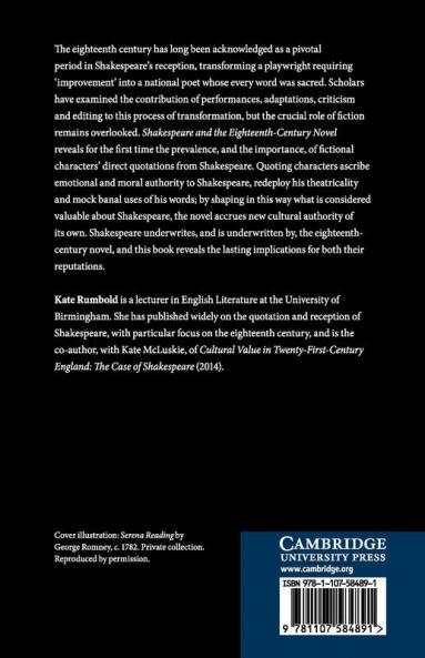 Shakespeare and the Eighteenth-Century Novel