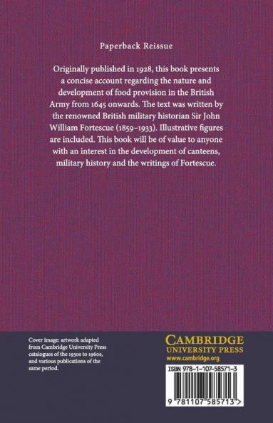 A Short Account of Canteens in the British Army