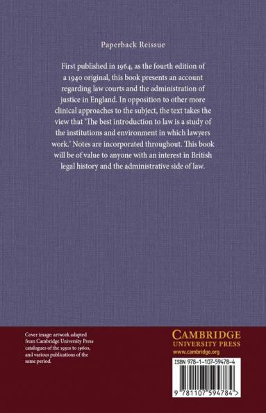 The Machinery of Justice in England