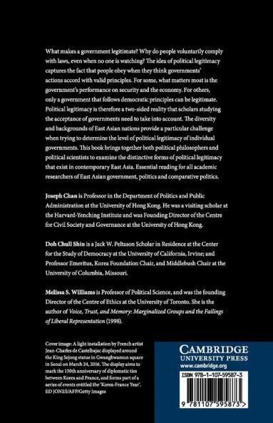 East Asian Perspectives on Political Legitimacy