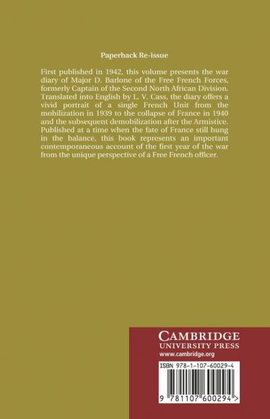 A French Officer's Diary