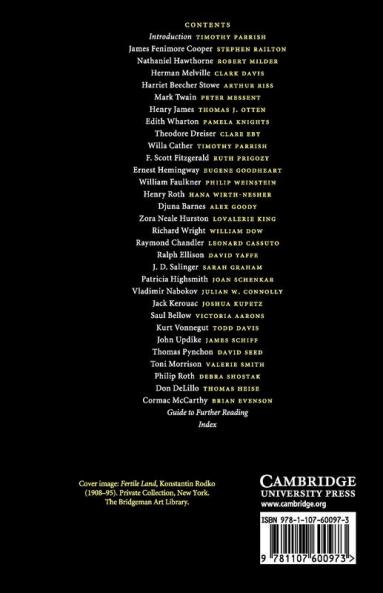 The Cambridge Companion to American Novelists