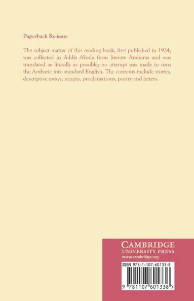 An Amharic Reader