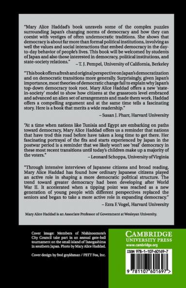 Building Democracy in Japan