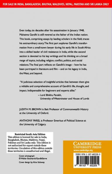 The Cambridge Companion to Gandhi