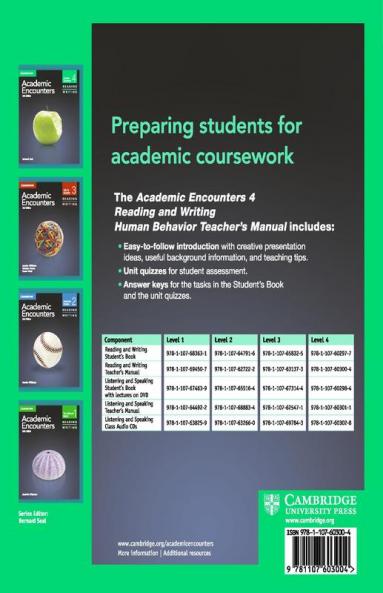 Academic Encounters Level 4