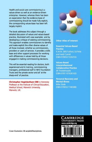 Values-Based Commissioning of Health and Social Care