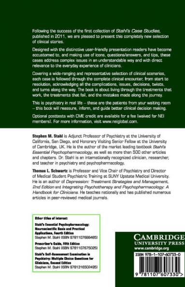 Case Studies: Stahl's Essential Psychopharmacology