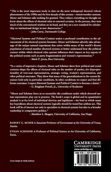 Electoral Systems and Political Context