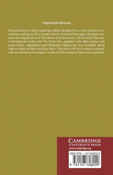 The Complete Works of George Gascoigne