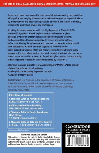 A Student's Guide to Vectors and Tensors