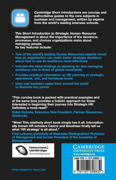 Short Introduction to Strategic Human Resource Management