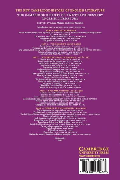 The Cambridge History of Twentieth-Century English Literature