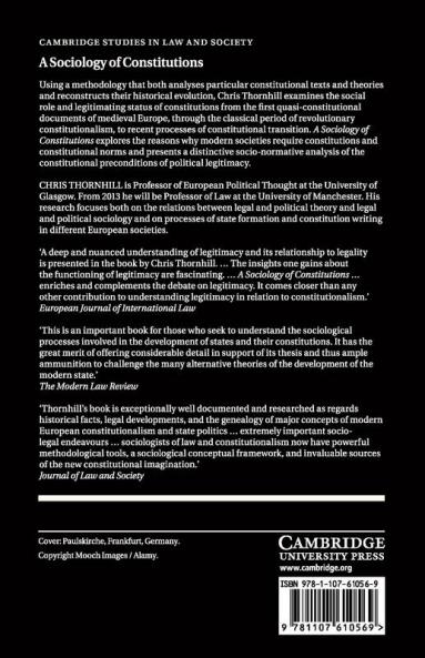 A Sociology of Constitutions