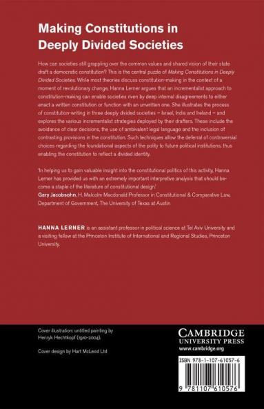 Making Constitutions in Deeply Divided Societies