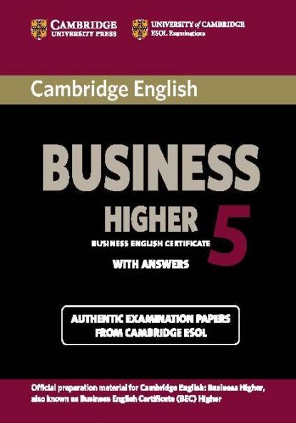 Cambridge English Business 5 Higher