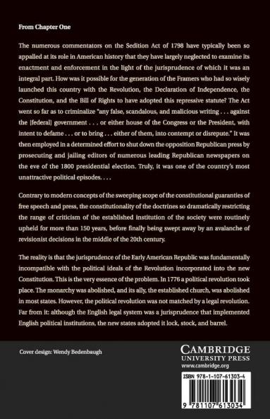 Repressive Jurisprudence in the Early American Republic