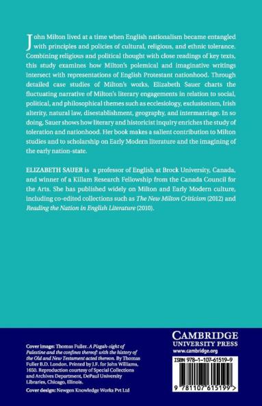 Milton Toleration and Nationhood