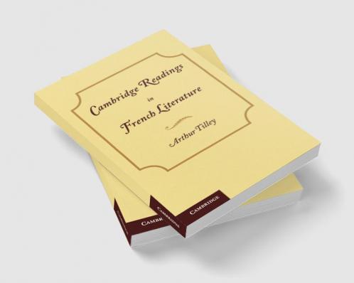 Cambridge Readings in French Literature