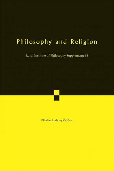 Philosophy and Religion