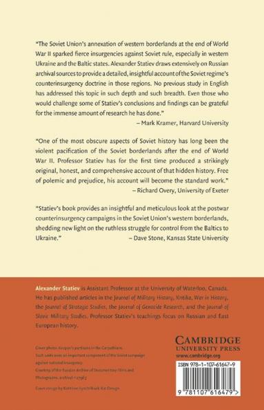 The Soviet Counterinsurgency in the Western Borderlands