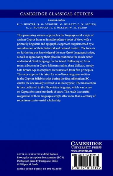 A Linguistic History of Ancient Cyprus