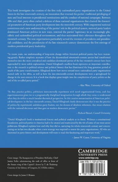 The Nationalization of American Political Parties 1880-1896