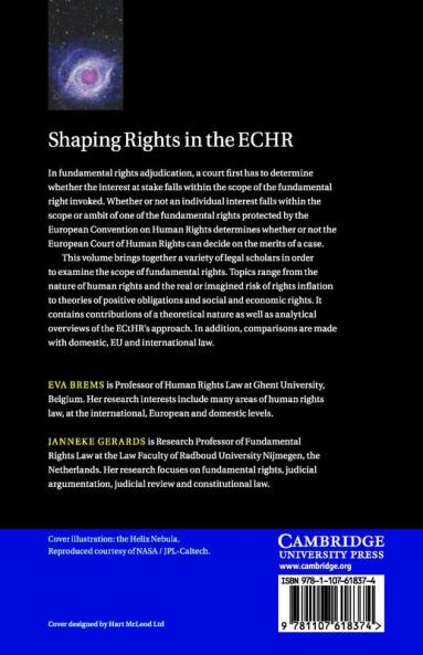 Shaping Rights in the ECHR