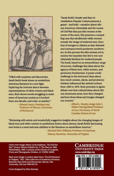 Gender and Race in Antebellum Popular Culture