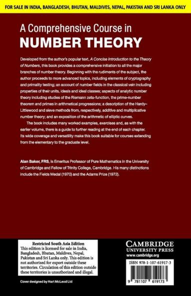 A Comprehensive Course in Number Theory