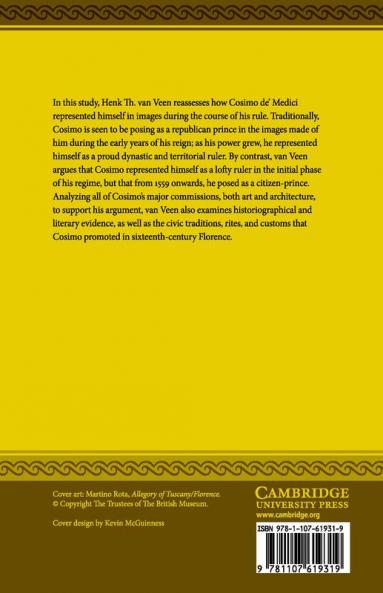 Cosimo I de' Medici and His Self-Representation in Florentine Art and Culture