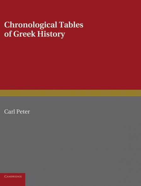 Chronological Tables of Greek History