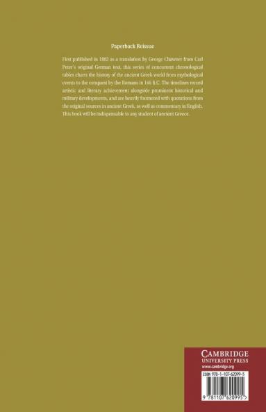 Chronological Tables of Greek History