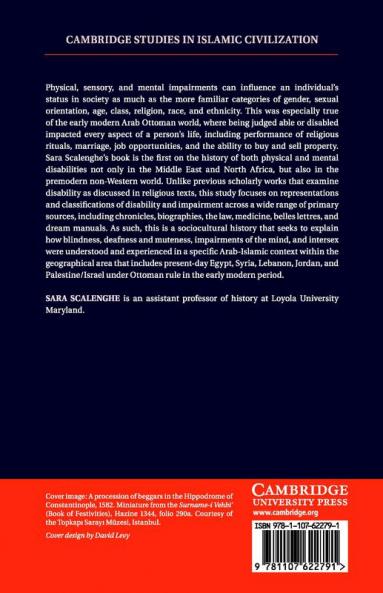 Disability in the Ottoman Arab World 1500-1800