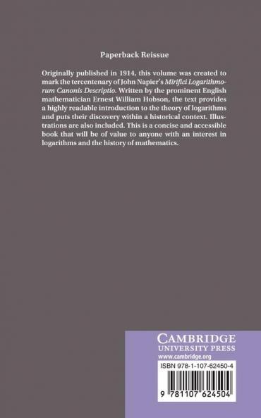 John Napier and the Invention of Logarithms 1614