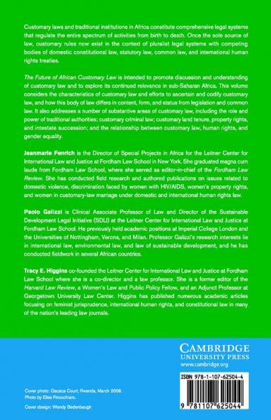 The Future of African Customary Law