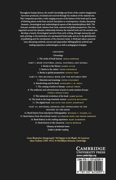 The Cambridge Companion to the History of the Book