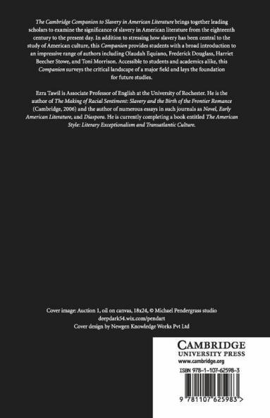 The Cambridge Companion to Slavery in American Literature