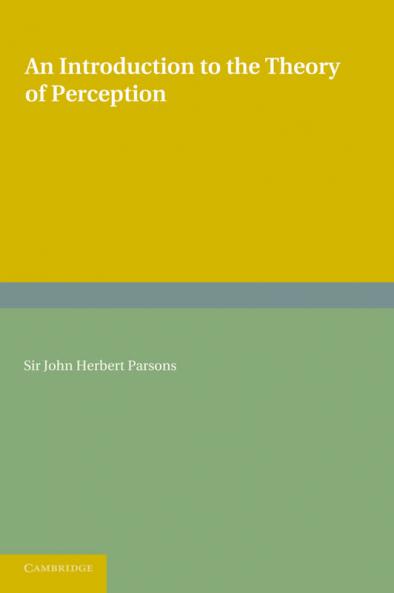 An Introduction to the Theory of Perception