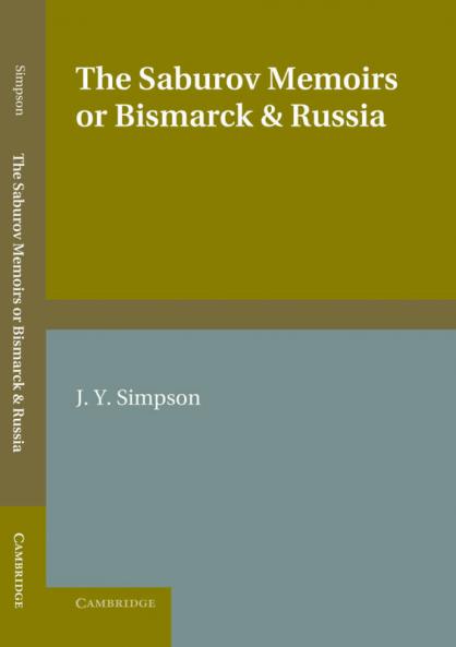 The Saburov Memoirs