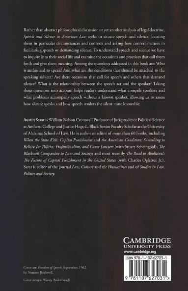 Speech and Silence in American Law
