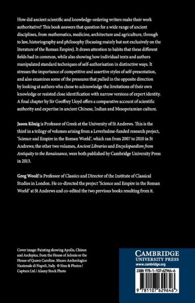 Authority and Expertise in Ancient Scientific Culture