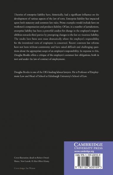 Enterprise Liability and the Common Law