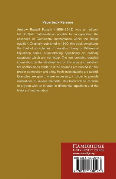 Theory of Differential Equations