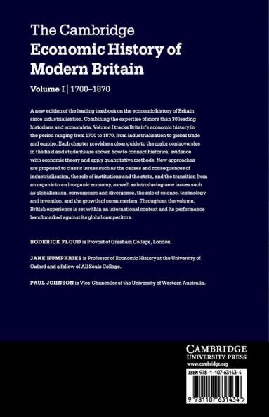 The Cambridge Economic History of Modern Britain