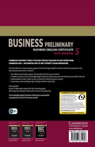 Cambridge English Business 5 Preliminary