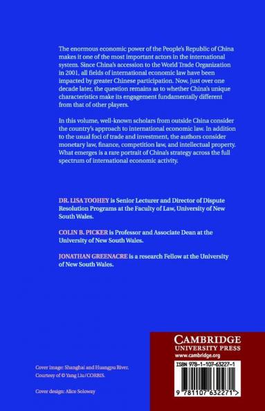 China in the International Economic Order
